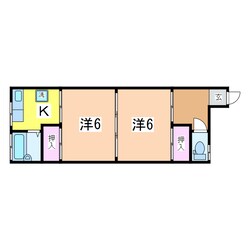 関屋駅寿ハイツの物件間取画像